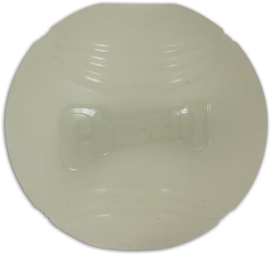 image:imageChuckit Glow in the Dark Bouncy Balls Ball for Dogs Chuckit Dog Toy Max Glow Balls Small 2 Inch Pack of 1ExtraLarge