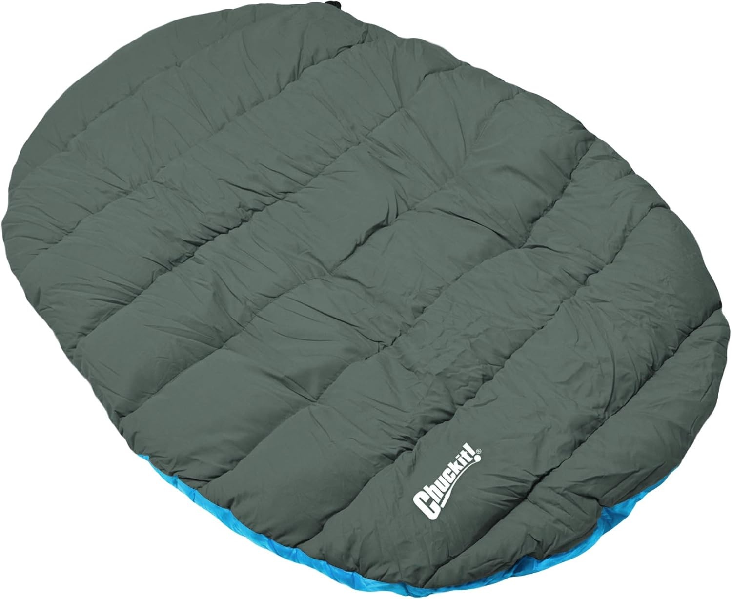 image:imageChuckit Outdoor Travel Portable Water Resistant Travel Pillow Dog Bed For Medium to Large Dogs 20 to 100 lbs 39L x 30W Blue