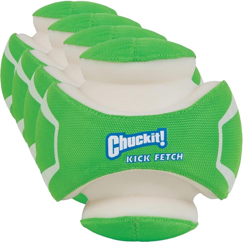 image:imageChuckit Kick Fetch Ball Dog Toy Small 6 InchLarge Pack of 4