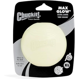 image:imageChuckit Glow in the Dark Bouncy Balls  Ball for Dogs Chuckit Dog Toy Max Glow Balls  Small 2 Inch Pack of 1ExtraLarge