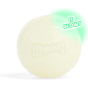 image:imageChuckit Glow in the Dark Bouncy Balls  Ball for Dogs Chuckit Dog Toy Max Glow Balls  Small 2 Inch Pack of 1Large