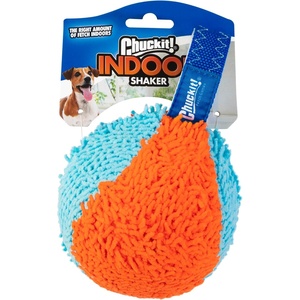 image:imageChuckit Indoor Fetch Ball Dog Toy for Dogs  Interactive Dog Toys for Boredom 475 Inch Orange and BlueOrange  Blue Shaker