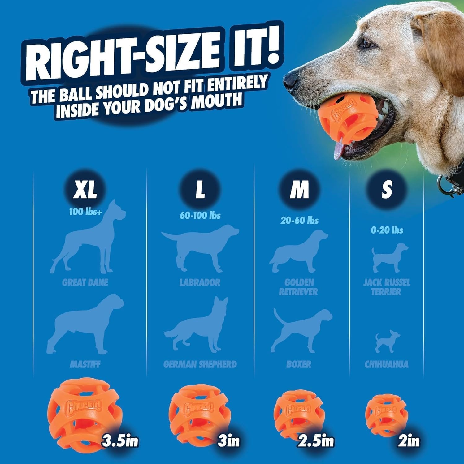 image:imageChuckit Air Fetch Ball Dog Toy Small 2 Inch Diameter for dogs 020 lbs Pack of 2Ball Medium
