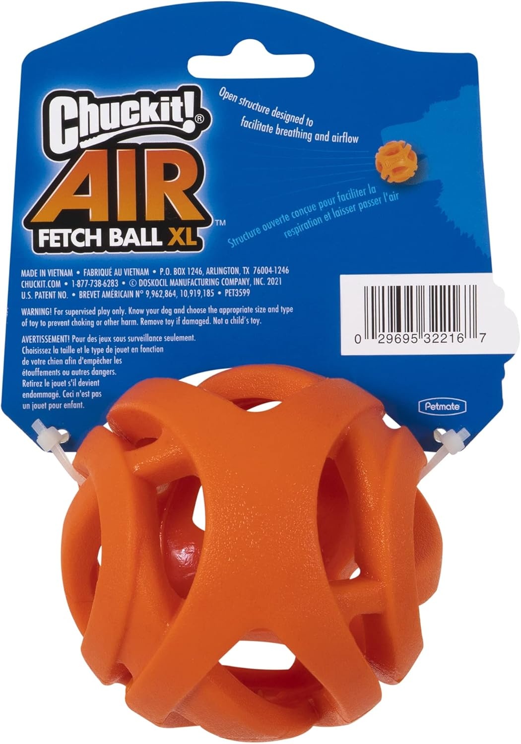 image:imageChuckit Air Fetch Ball Dog Toy Small 2 Inch Diameter for dogs 020 lbs Pack of 2Ball XLarge