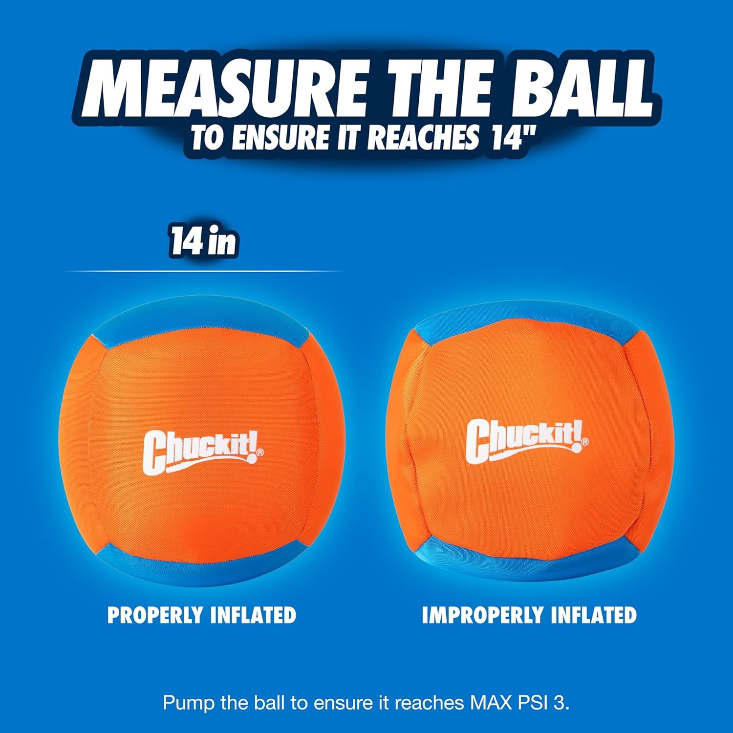 image:imageChuckit Air Fetch Ball Dog Toy Small 2 Inch Diameter for dogs 020 lbs Pack of 2Big Air Fetch Ball