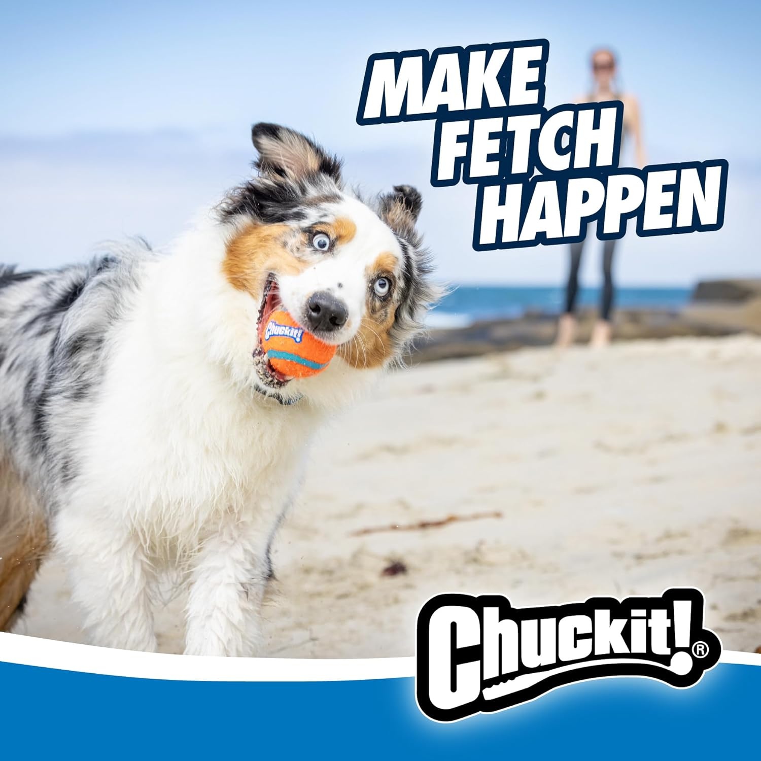 image:imageChuckit Dog Ball Launcher Pro 25 with Medium 25 Dog Fetch Ball Thrower For Dogs 2060 Pounds Made in USAJunior