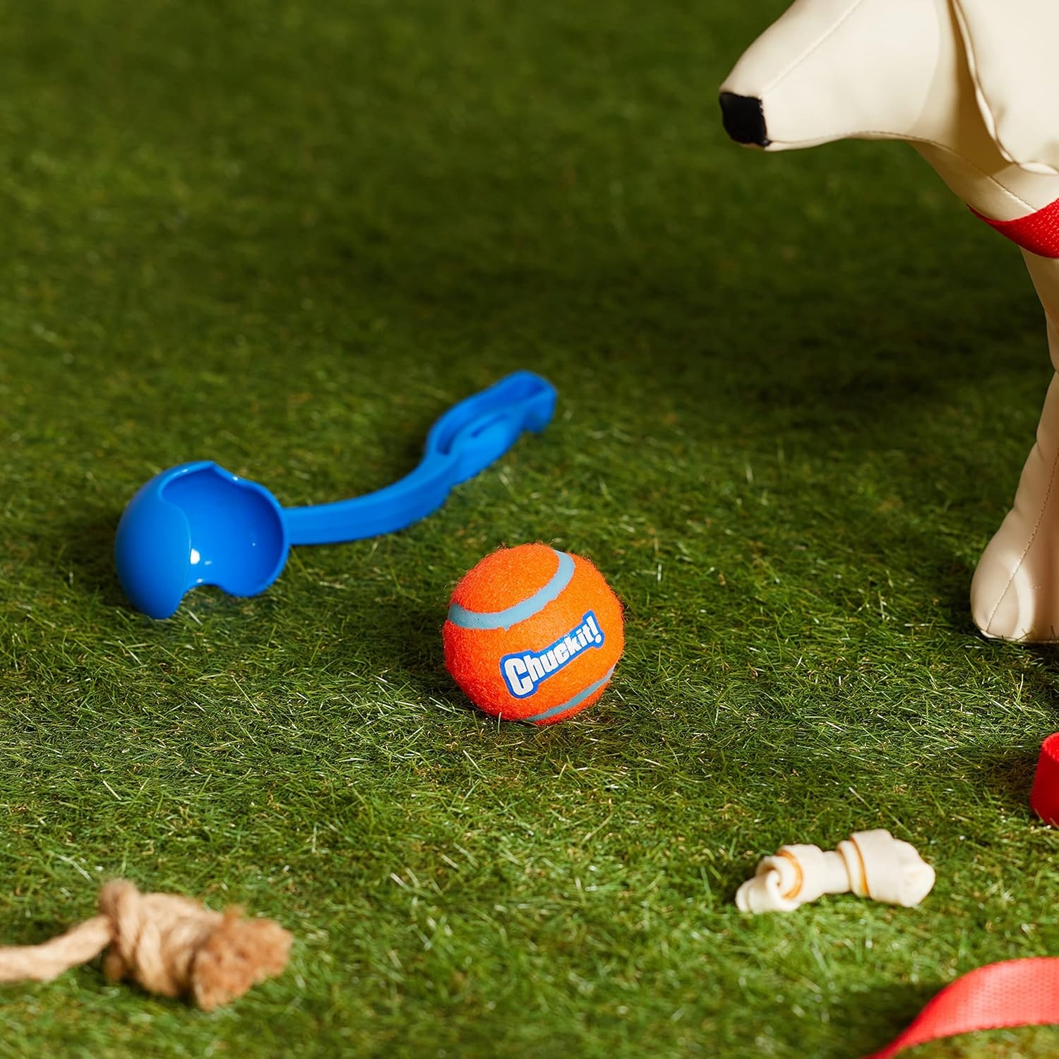 image:imageChuckit Dog Ball Launcher Pro 25 with Medium 25 Dog Fetch Ball Thrower For Dogs 2060 Pounds Made in USASport