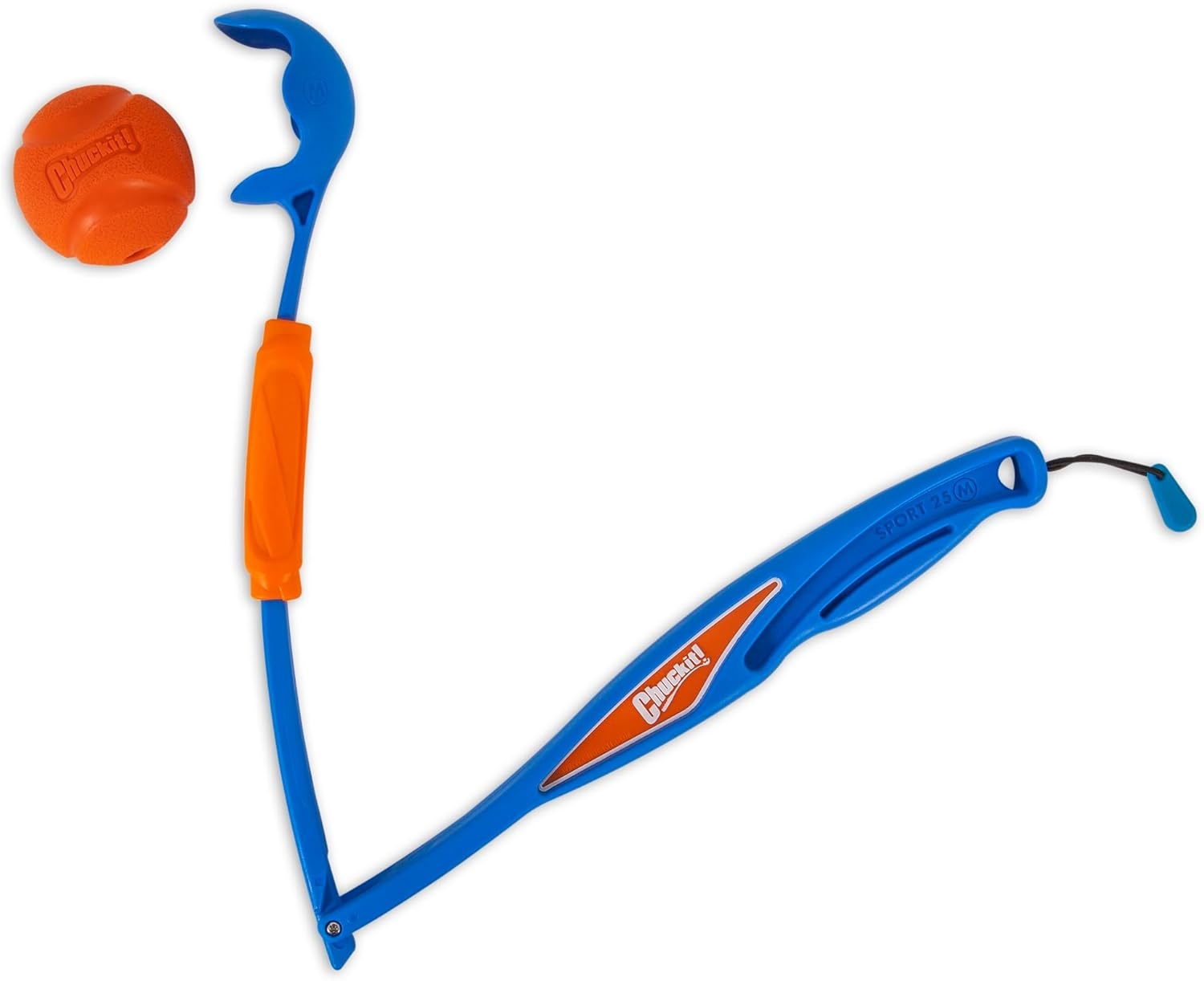 image:imageChuckit Fetch amp Fold 25M Dog Ball Launcher 25 Length Includes Medium Ball 25 For Dogs 2060 Pounds