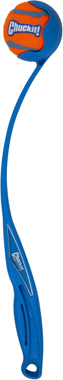 image:imageChuckit Sport 18M Dog Ball Launcher 18 Length Includes Medium Ball 25 For Dogs 2060 Pounds18in