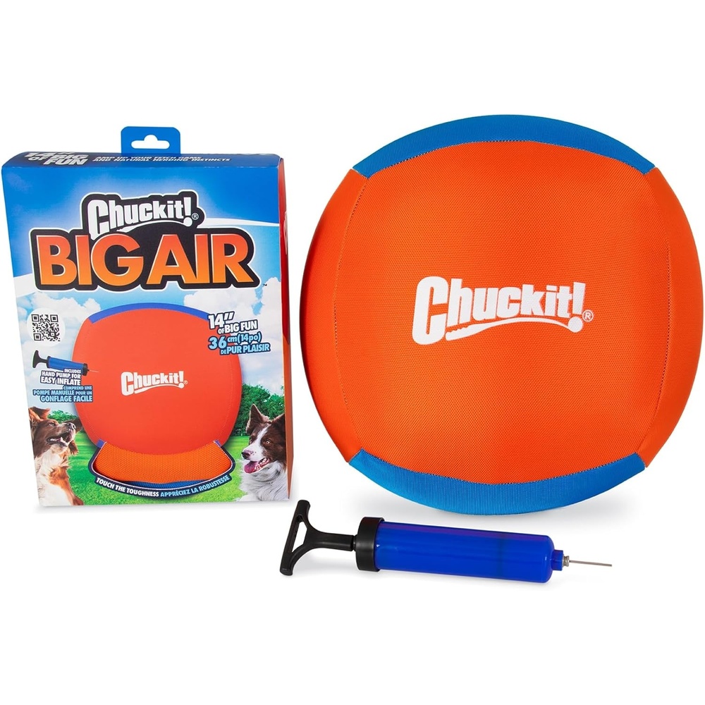 image:imageChuckit Air Fetch Ball Dog Toy Small 2 Inch Diameter for dogs 020 lbs Pack of 2Big Air Fetch Ball