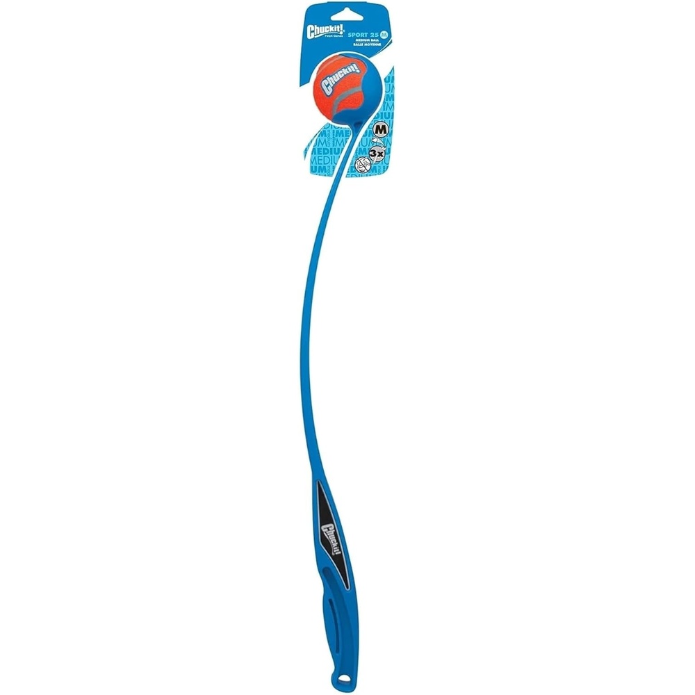 image:imageChuckit Sport 18M Dog Ball Launcher 18 Length Includes Medium Ball 25 For Dogs 2060 Pounds25in