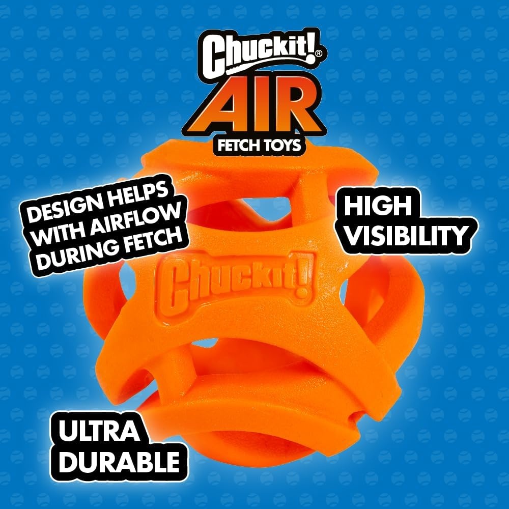 image:imageChuckit Air Fetch Ball Dog Toy Medium 25 Inch Diameter for dogs 2060 lbs Pack of 2Fetch Wheel
