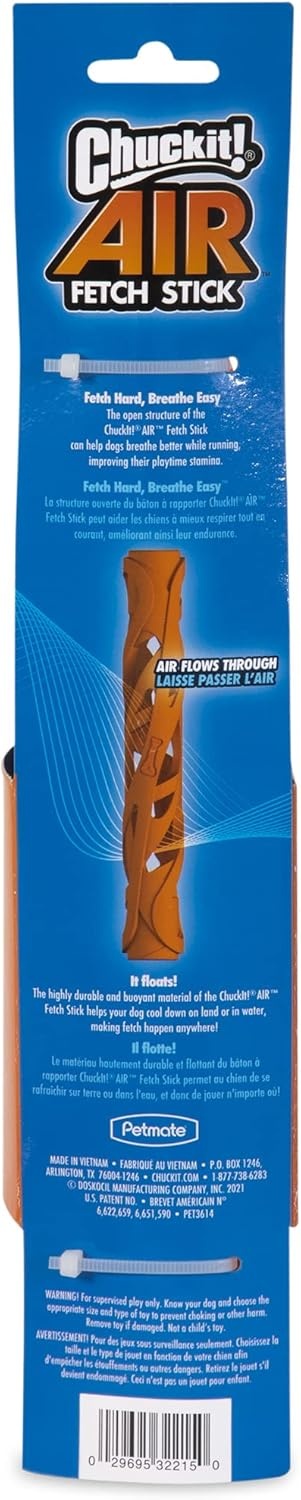 image:imageChuckit Air Fetch Stick Dog Toy Small OrangeLarge