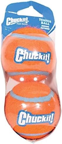 image:imageChuckit Dog Tennis Ball Dog Toy Large 3 Inch Diameter for dogs 60100 lbs Pack of 2Large 2 Count Pack of 1