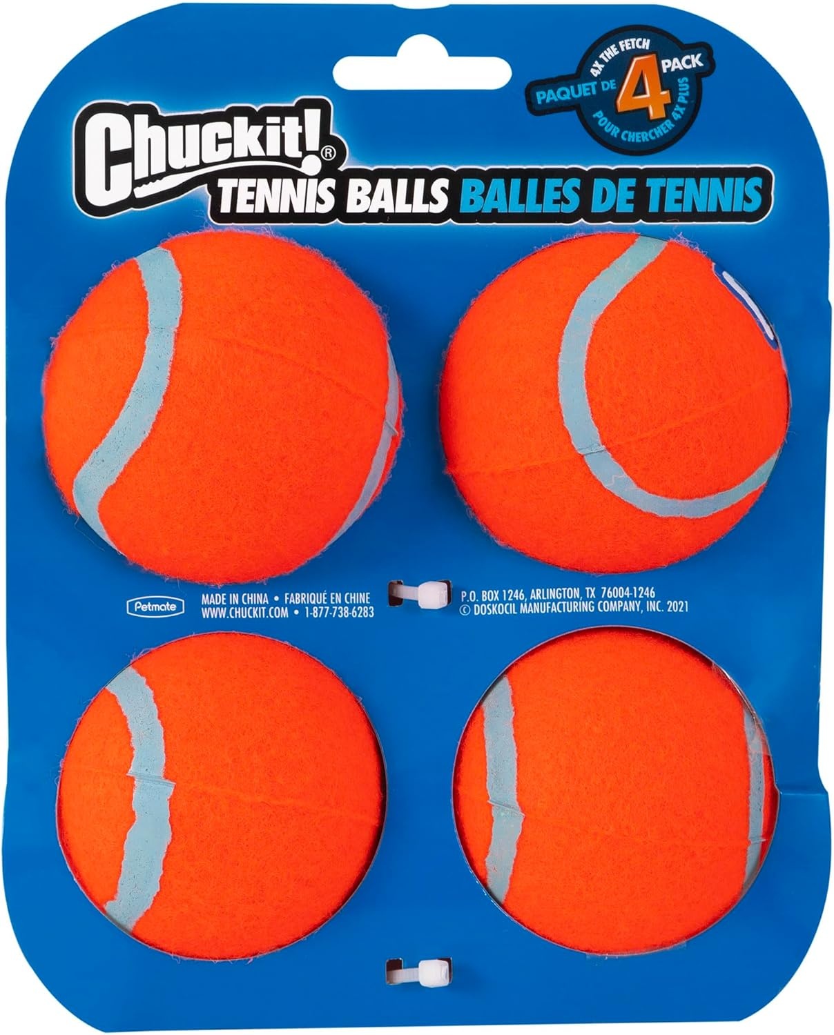 image:imageChuckit Dog Tennis Ball Dog Toy Medium 25 Inch Diameter for dogs 2060 lbs Pack of 2Medium Pack of 4