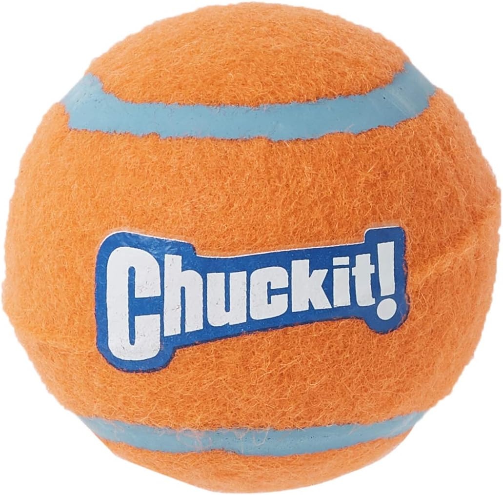 image:imageChuckit Dog Tennis Ball Dog Toy Medium 25 Inch Diameter for dogs 2060 lbs Pack of 2Medium Pack of 4