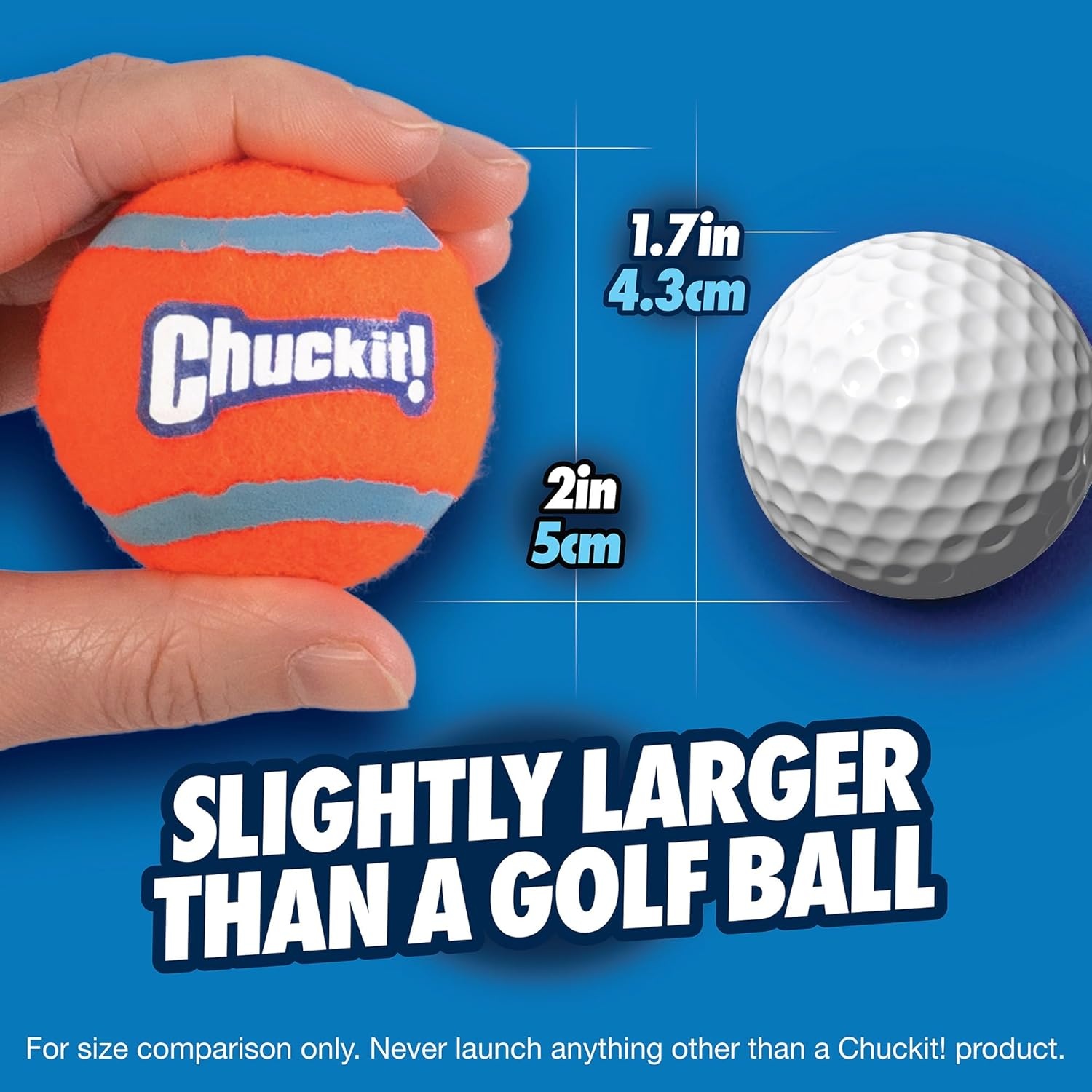 image:imageChuckit Dog Tennis Ball Dog Toy Medium 25 Inch Diameter for dogs 2060 lbs Pack of 2Small Pack of 2