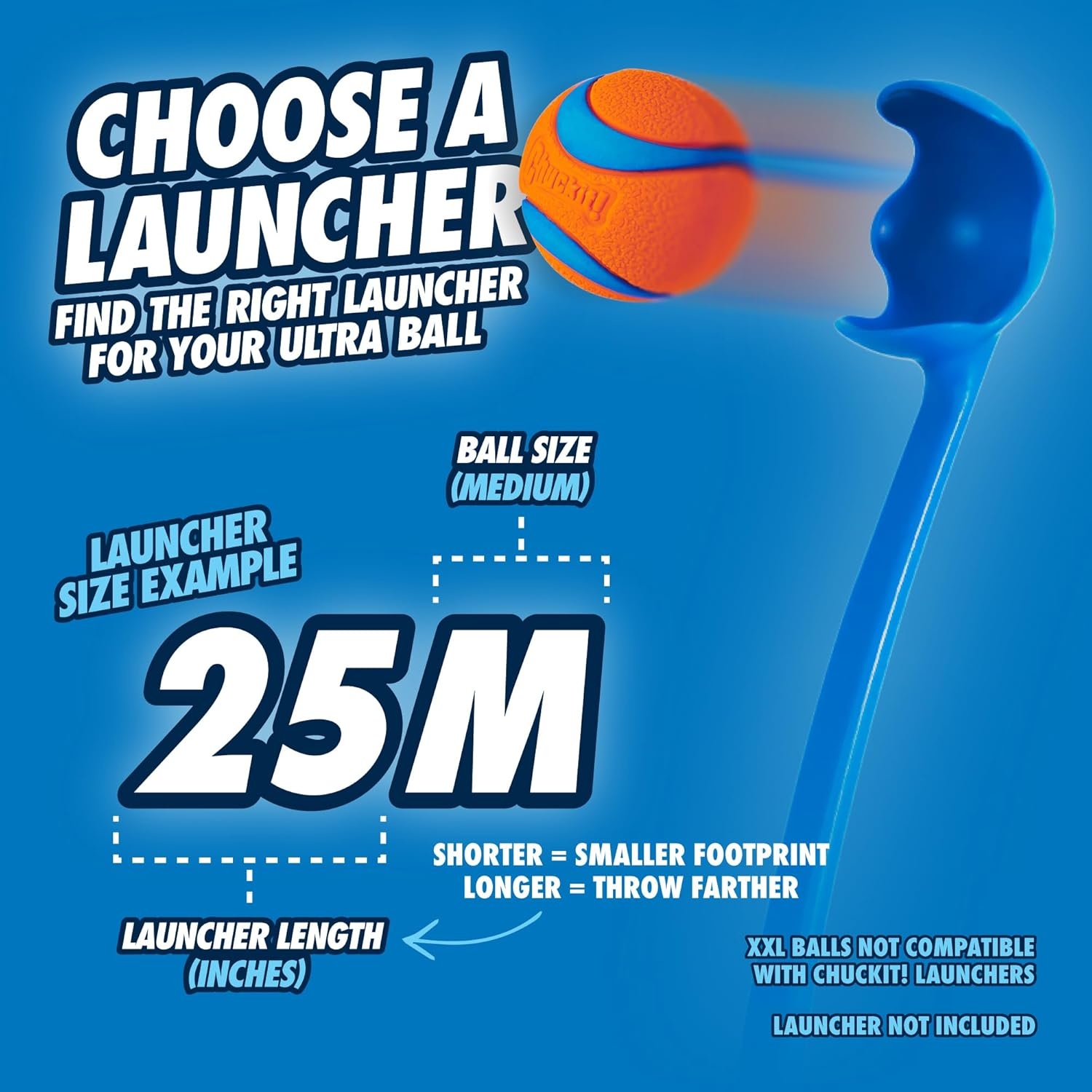 image:imageChuckit Gen 1 Fetch Pack Dog Balls Interactive Dog Toys HighBounce Fetch Ball Floating Ultra and Rugged Balls Durable Size Medium 25inch Diameter Set of 3Medium 25 Pack of 12