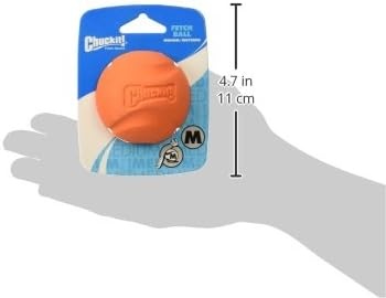 image:imageChuckit HighBounce Rubber Fetch Ball Medium 25 Inch Pack of 1 Assorted Colors For Medium Breeds