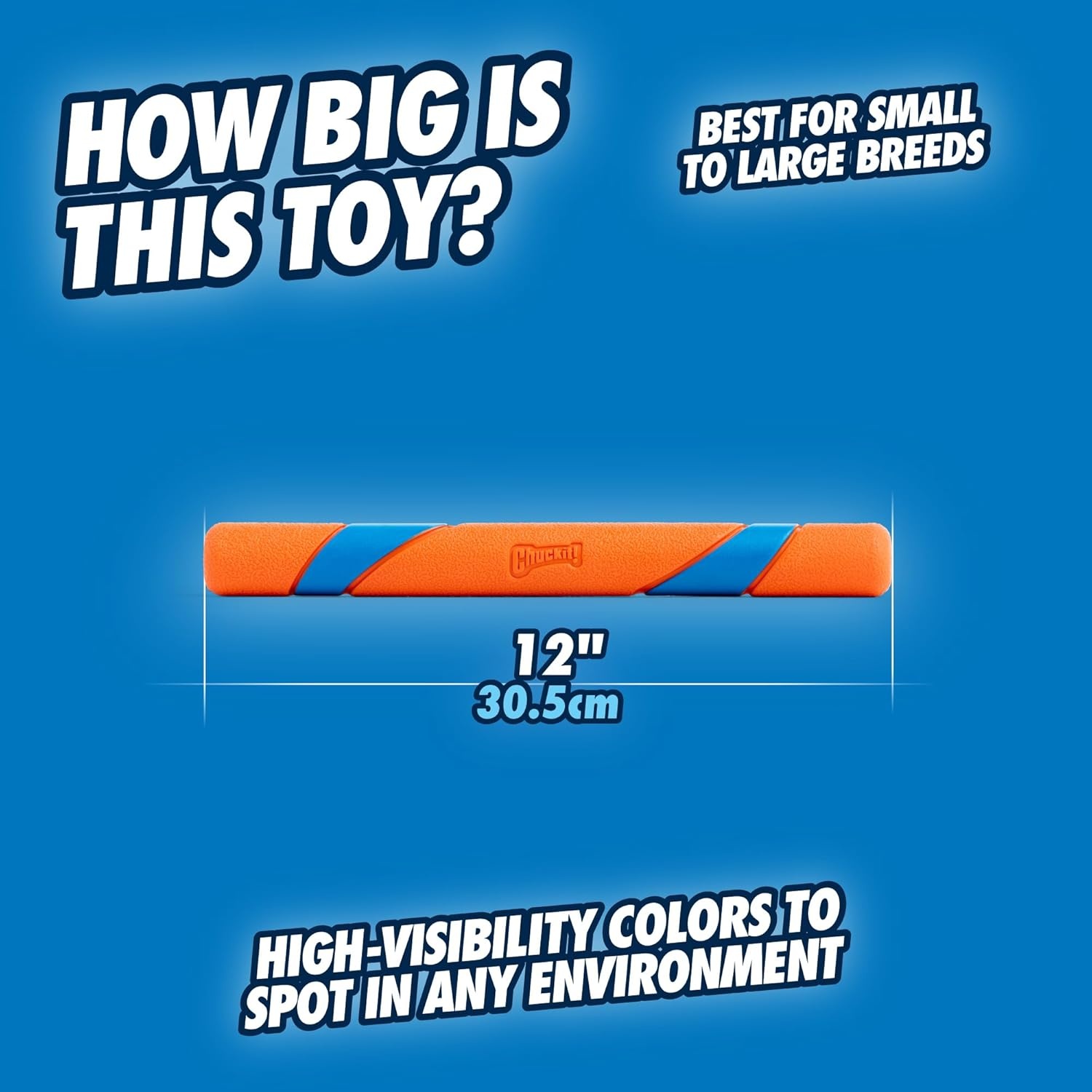 image:imageChuckit Interactive Dog Toy Ultra Fetch Stick 12 Inch Outdoor Dog Toy for All Breed SizesUltra Fetch