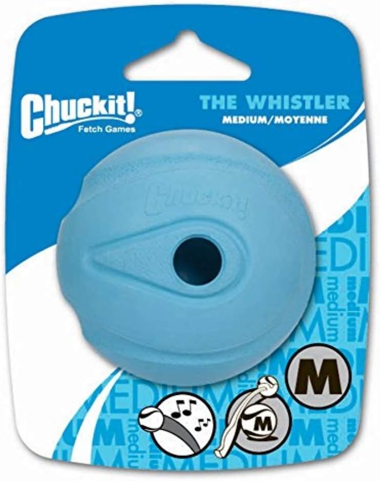 image:imageChuckit The Whistler Ball Dog Toy Medium 25 Inch Diameter for Dogs 2060 lbs Pack of 2 MulticolorMedium Pack of 1