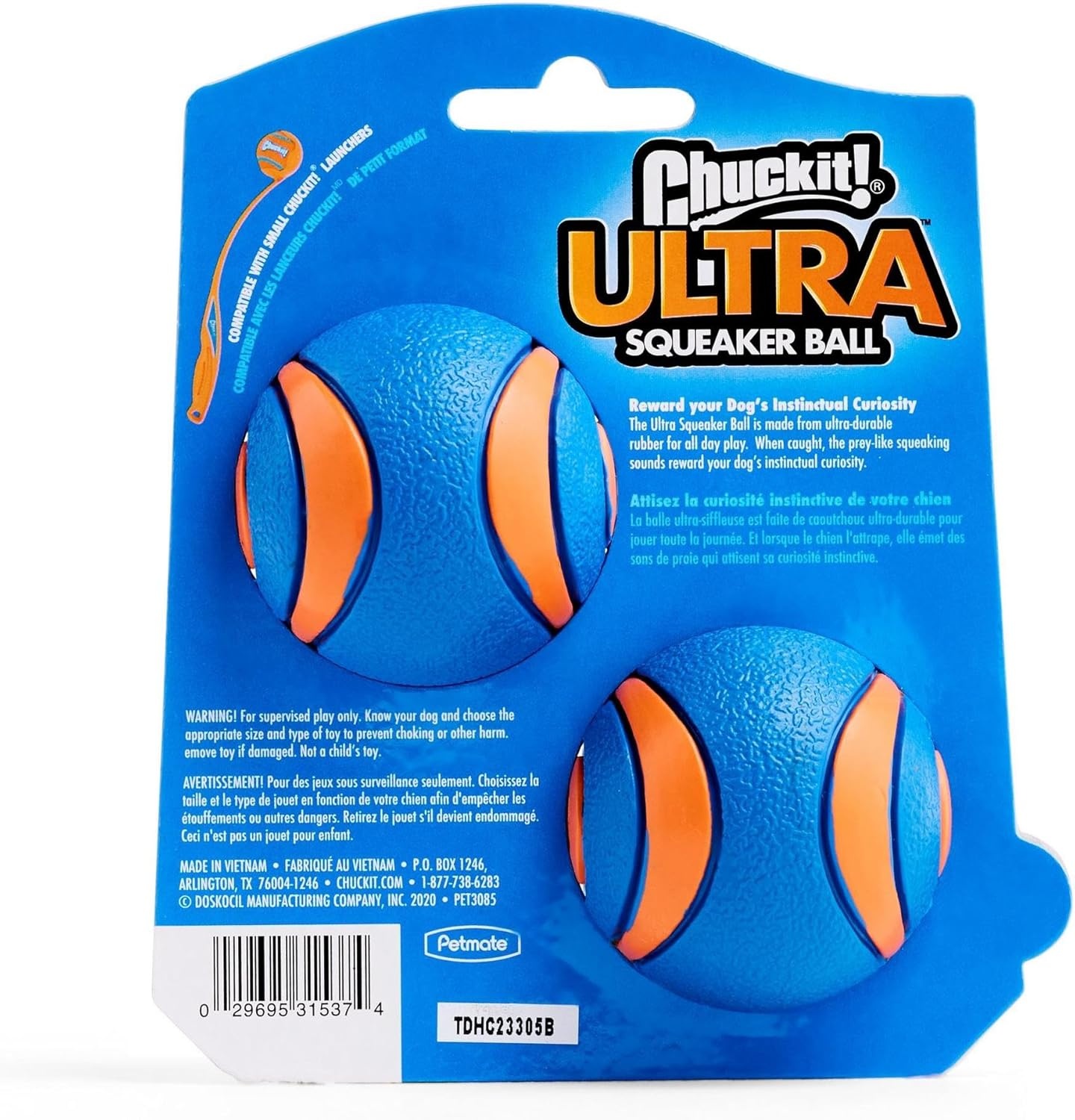 image:imageChuckit Ultra Ball Dog Toy Medium Bouncy Fetch Balls For Dogs 2060 lbs Made from Durable Rubber Floating Water Pet Toys Size Medium 25inch Diameter Pack of 4Medium