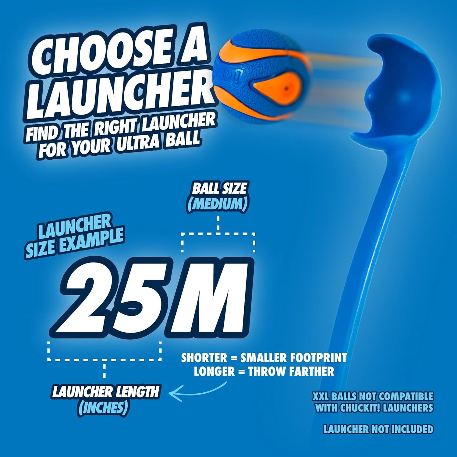 image:imageChuckit Ultra Ball Dog Toy Medium Bouncy Fetch Balls For Dogs 2060 lbs Made from Durable Rubber Floating Water Pet Toys Size Medium 25inch Diameter Pack of 4Medium