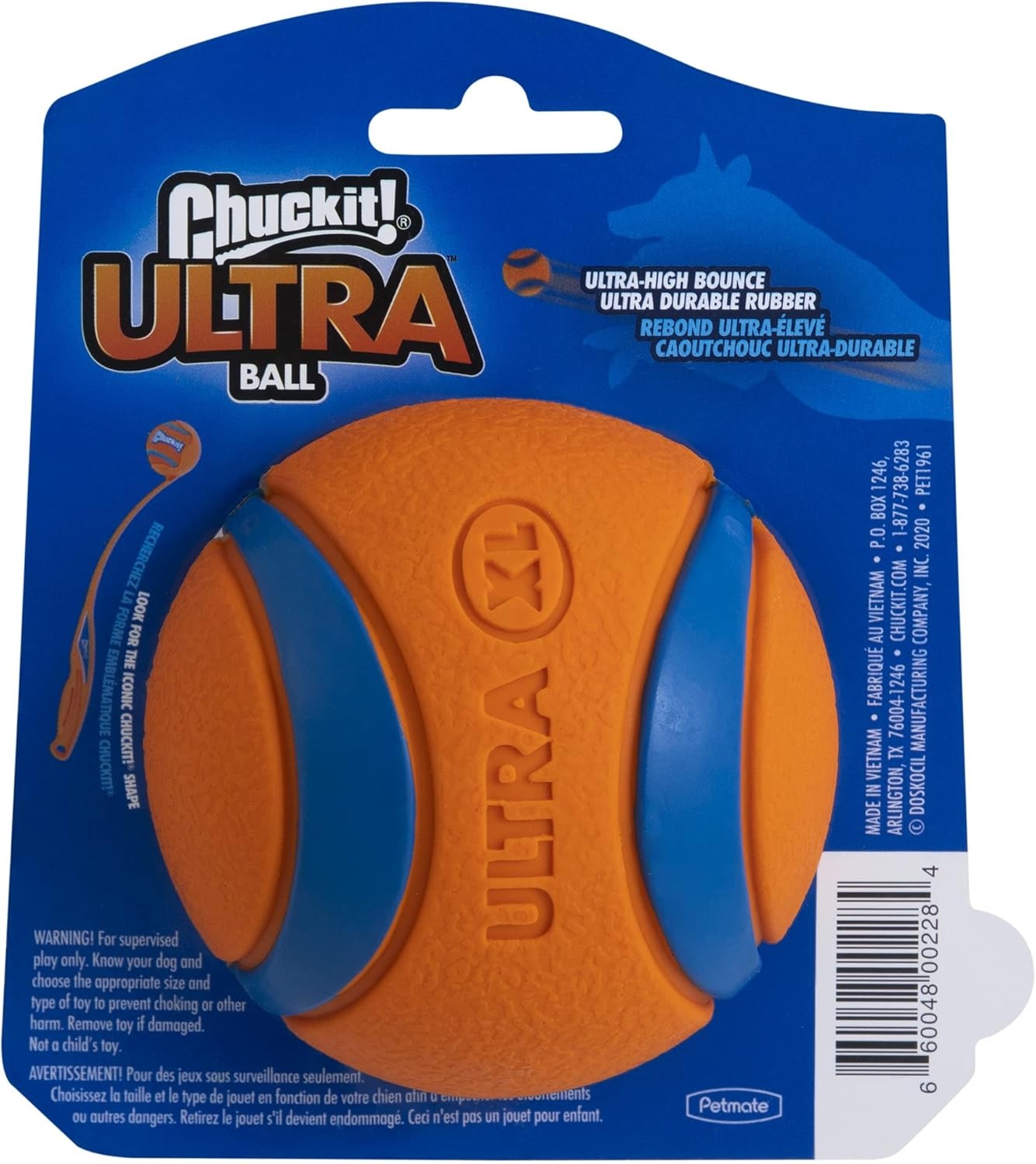 image:imageChuckit Ultra Squeaker Ball Dog Toy Large 3 Inch 1 Pack for Large BreedsUltra