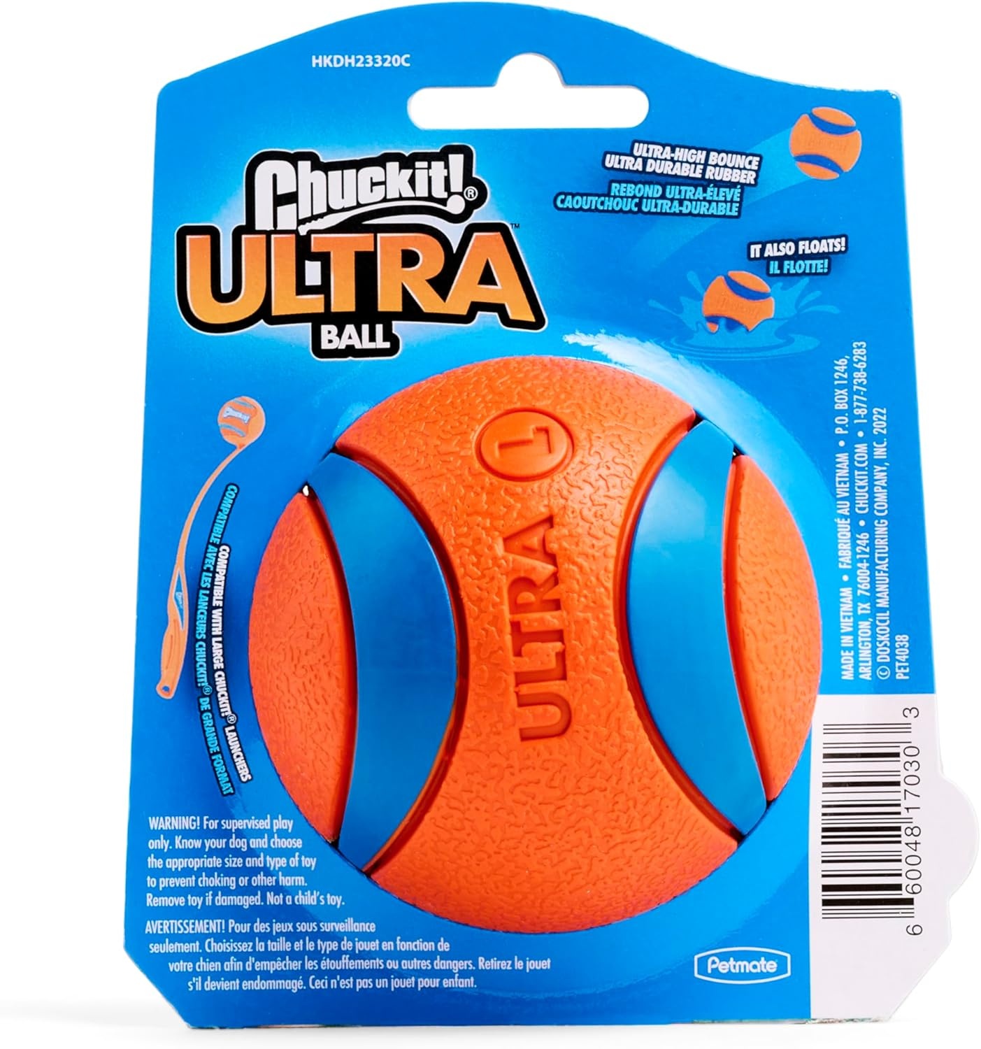 image:imageChuckit Ultra Squeaker Ball Dog Toy Large 3 Inch 1 Pack for Large BreedsUltra