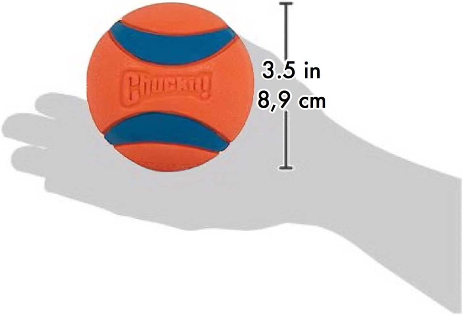 image:imageChuckit Ultra Squeaker Ball Dog Toy Large 3 Inch 1 Pack for Large BreedsUltra