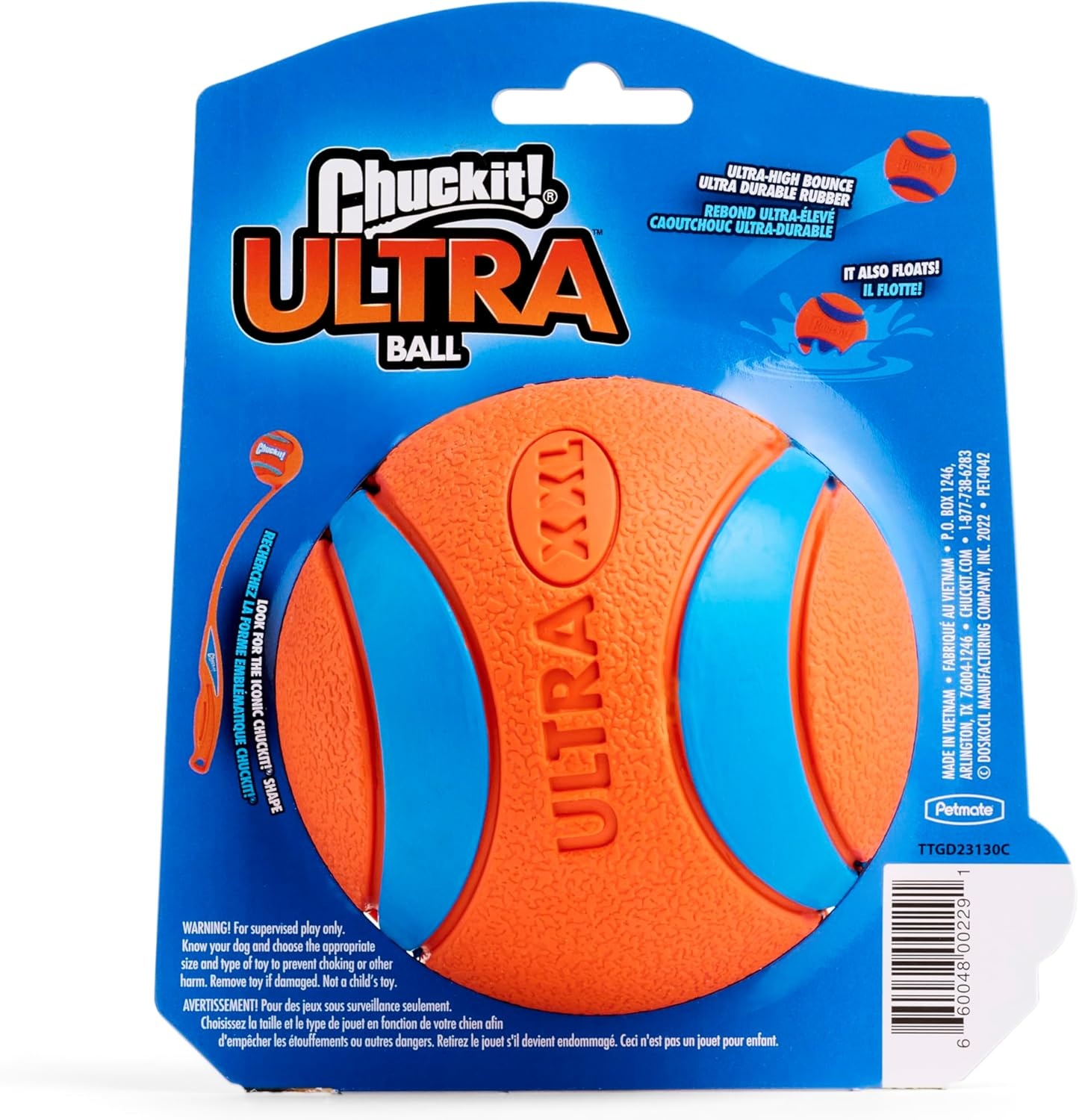 image:imageChuckit Ultra Squeaker Ball Dog Toy Large 3 Inch 1 Pack for Large BreedsUltra