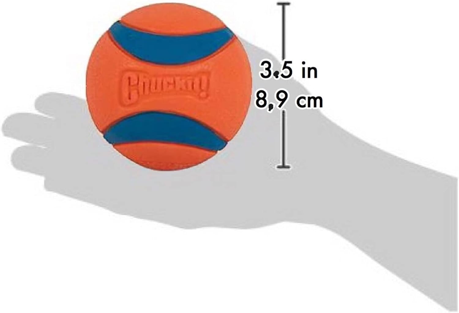 image:imageChuckit Ultra Squeaker Ball Dog Toy Large 3 Inch 1 Pack for Large BreedsUltra