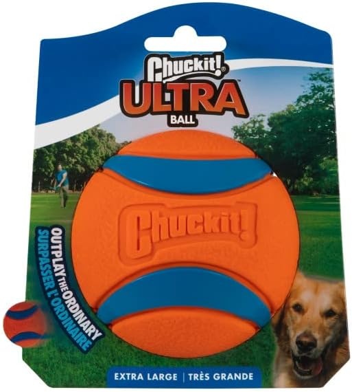image:imageChuckit Ultra Squeaker Ball Dog Toy Large 3 Inch 1 Pack for Large BreedsUltra