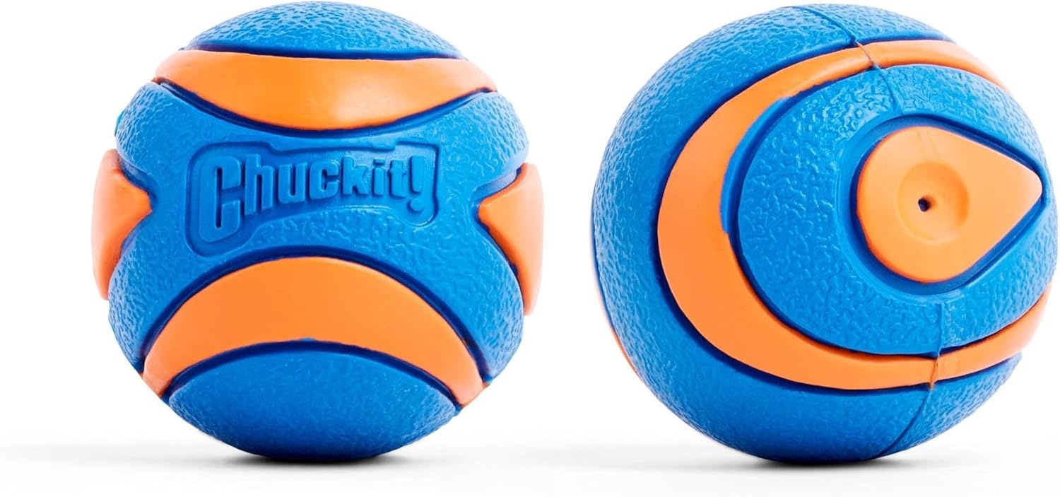 image:imageChuckit Ultra Squeaker Dog Ball Fetch Toy Medium 1 PackSqueaker