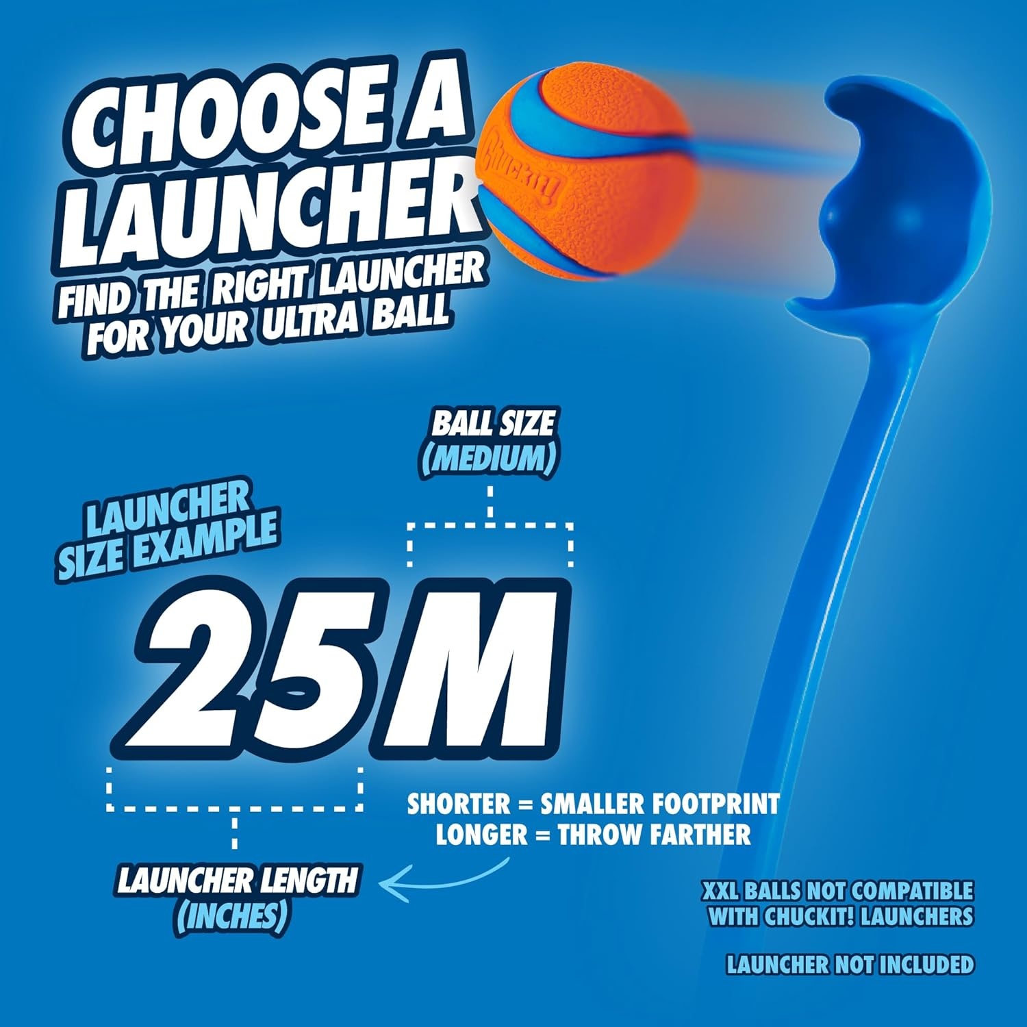 image:imageChuckit Ultra Squeaker Dog Ball Fetch Toy Medium 1 PackUltra