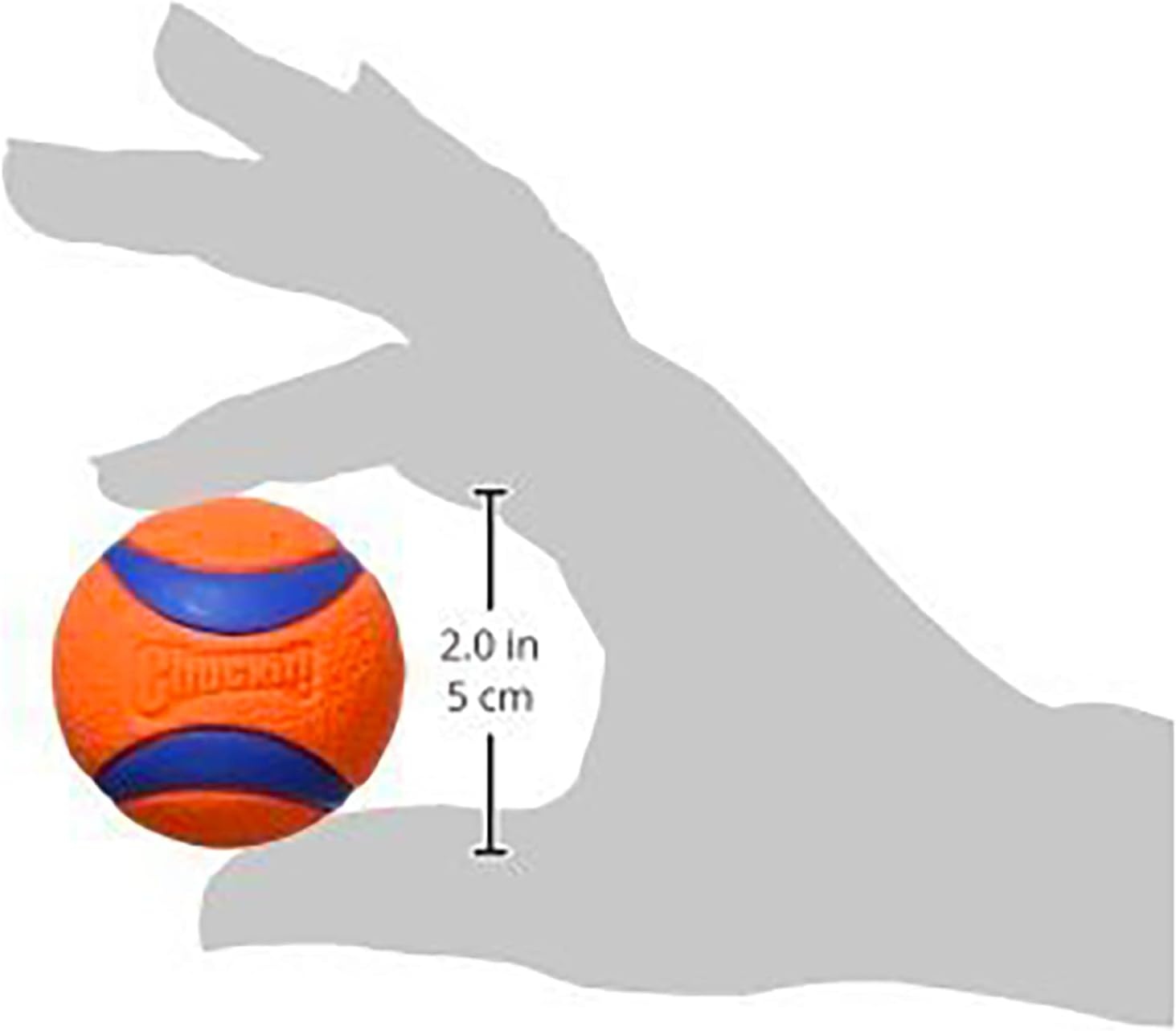 image:imageChuckit Ultra Squeaker Dog Ball Fetch Toy Medium 1 PackUltra