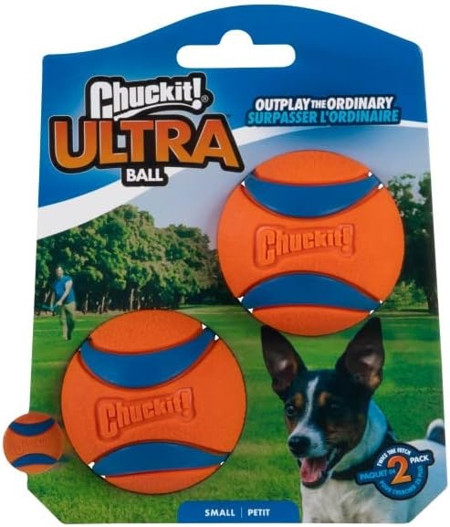 image:imageChuckit Ultra Squeaker Dog Ball Fetch Toy Medium 1 PackUltra