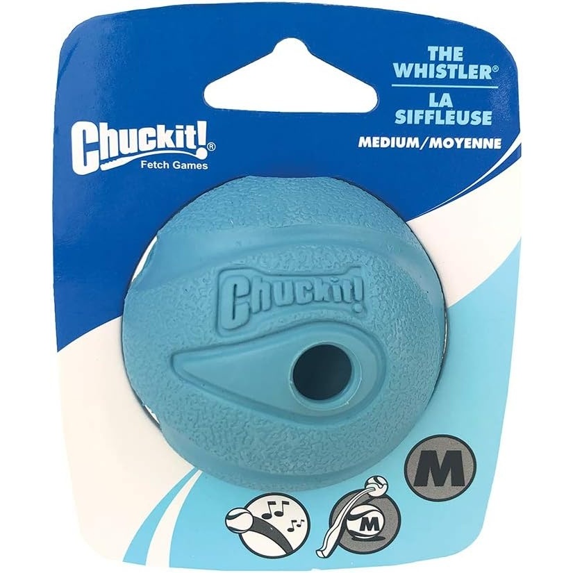 image:imageChuckit The Whistler Ball Dog Toy Medium 25 Inch Diameter for Dogs 2060 lbs Pack of 2 MulticolorMedium Pack of 1