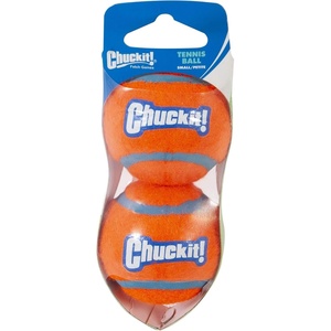 image:imageChuckit Dog Tennis Ball Dog Toy Large 3 Inch Diameter for dogs 60100 lbs Pack of 2Small  2 Count Pack of 1
