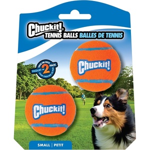 image:imageChuckit Dog Tennis Ball Dog Toy Medium 25 Inch Diameter for dogs 2060 lbs Pack of 2Small  Pack of 2