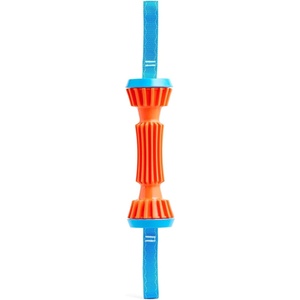 image:imageChuckit Rugged Bumper Dog Toy Fetch Stick with TPR Ridges for Easy Grip Medium TugofWar Toy for Medium Dogs Floats in Water 135 Orange and Blue not recommended for Aggressive ChewersMulticolored
