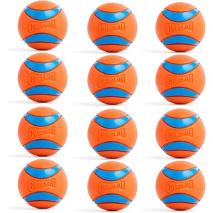 image:imageChuckit Ultra Ball Dog Toy  Medium Bouncy Fetch Balls For Dogs 2060 lbs  Made from Durable Rubber  Floating Water Pet Toys  Size Medium  25inch Diameter  Pack of 4Medium Pack of 6