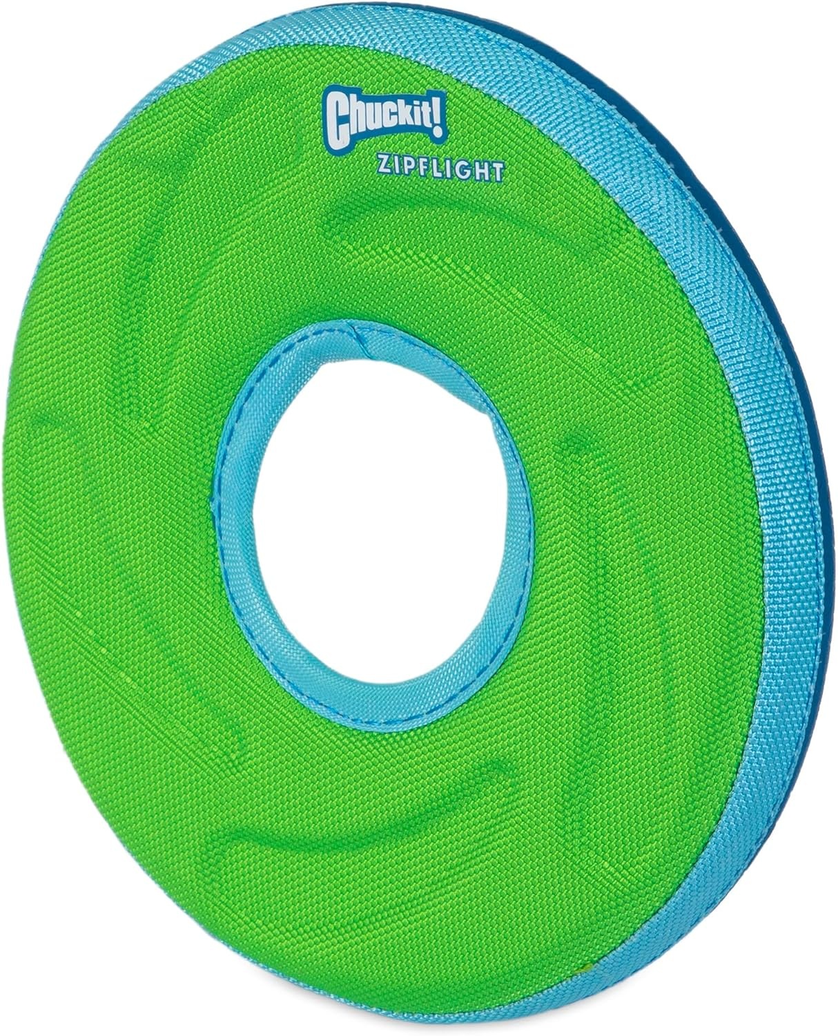 image:imageChuckit Amphibious ZipFlight Floating and Flying Disc Dog Toy Medium 85 Assorted Colors Orange And BlueGreen and BlueMedium