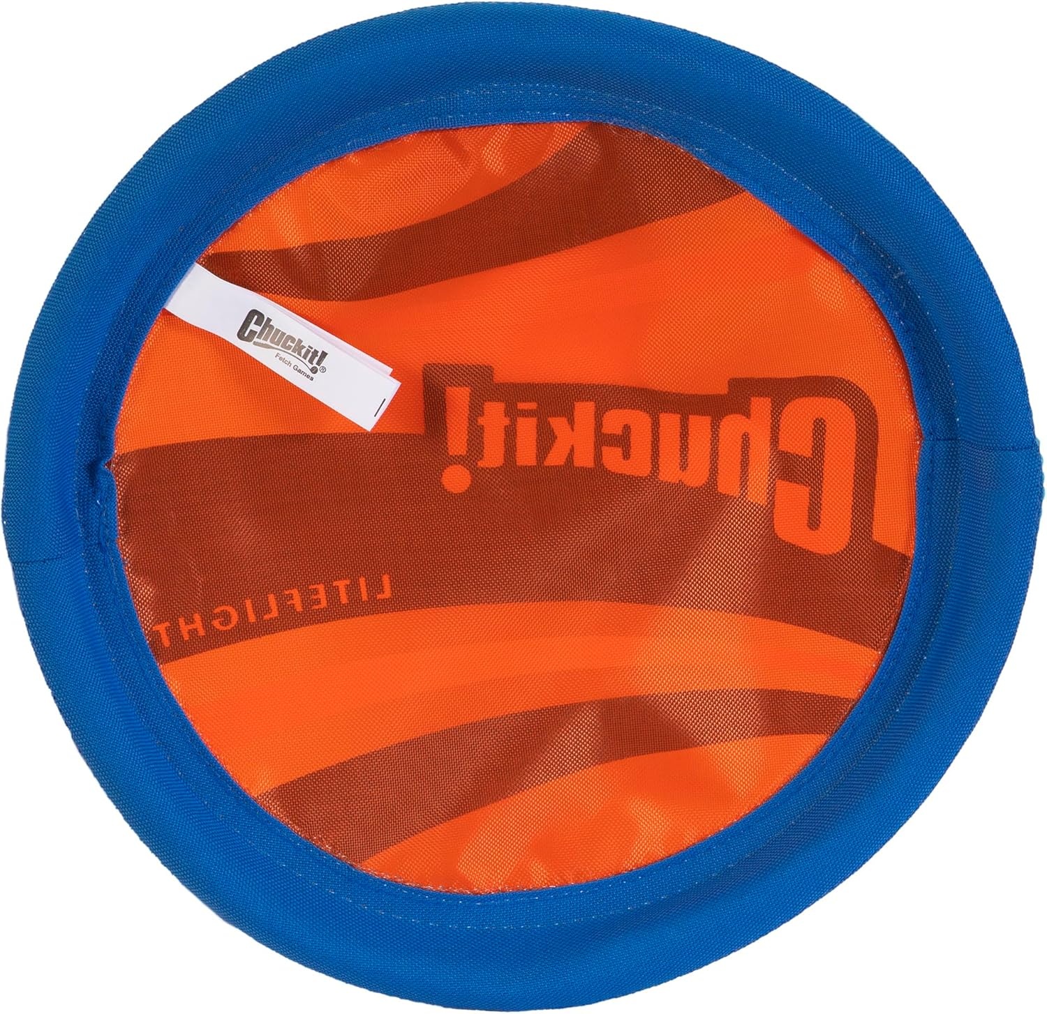 image:imageChuckit Lite Flight Dog Fetch Toy Large 10 Inch DiameterBlueOrange